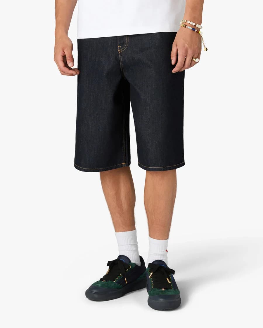 Blue & Green Del Mar Sneaker — on model