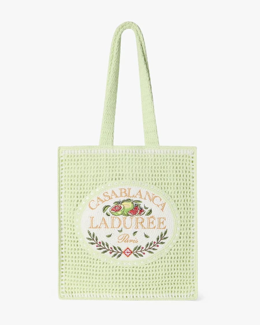 Casablanca — Mint Laduree x Casablanca Crochet Bag