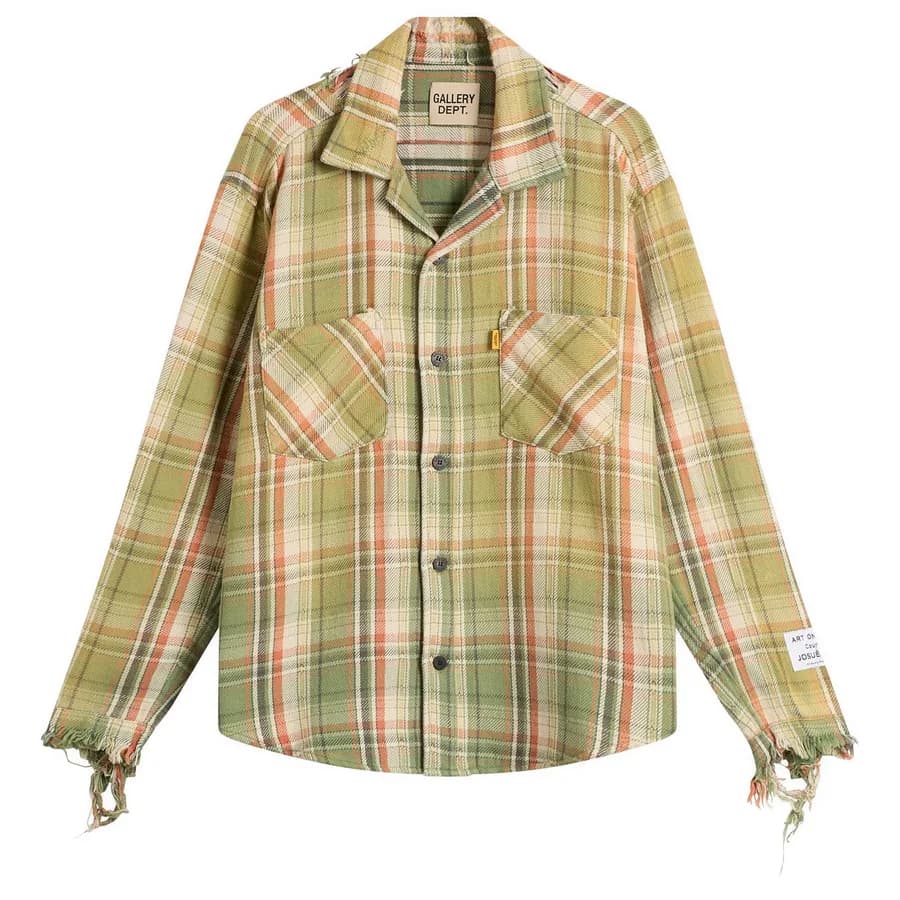 Gallery Dept. — Gallery Dept Marley Flannel Shirt — Lt Green