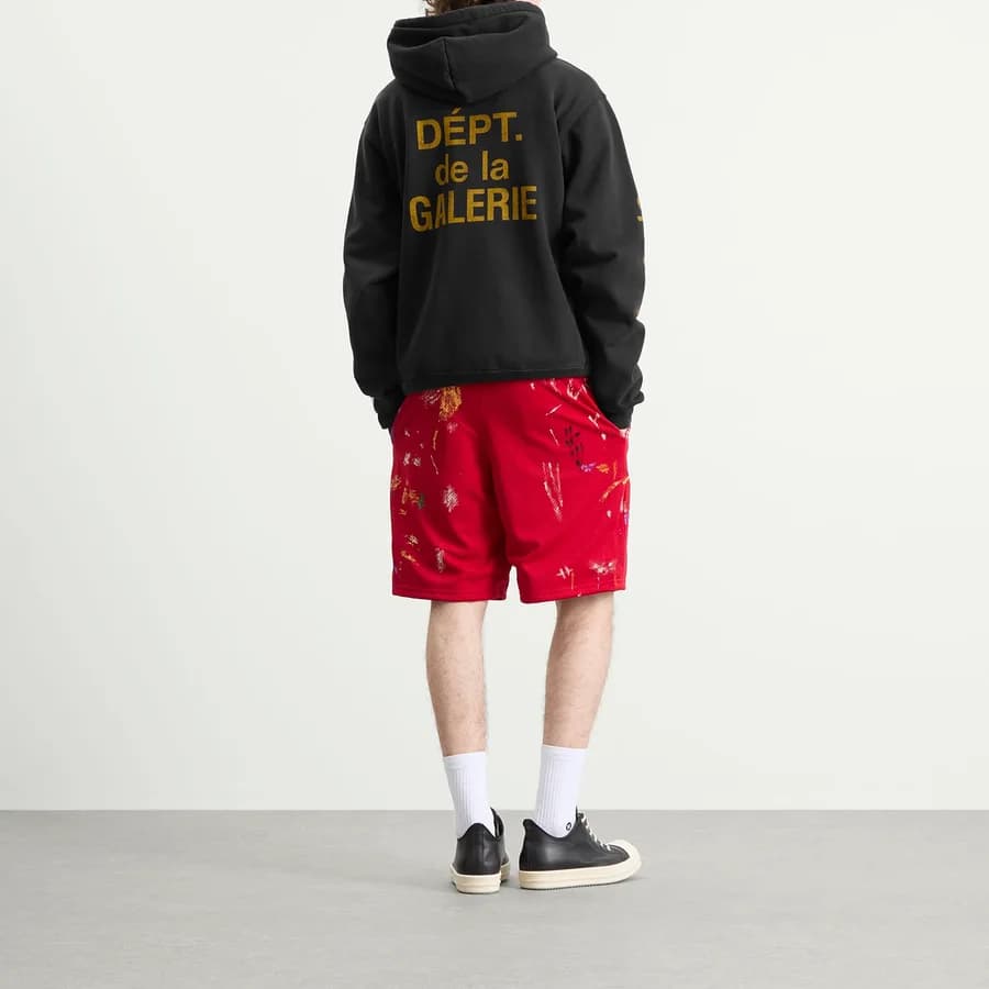 Gallery Dept Dept. De La Galerie Hoodie — Black — on model