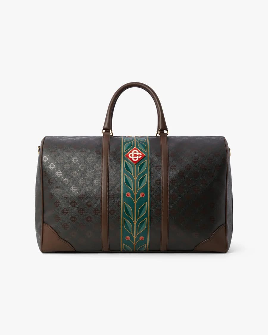 Casablanca — Dark Brown Monogram Weekender Bag