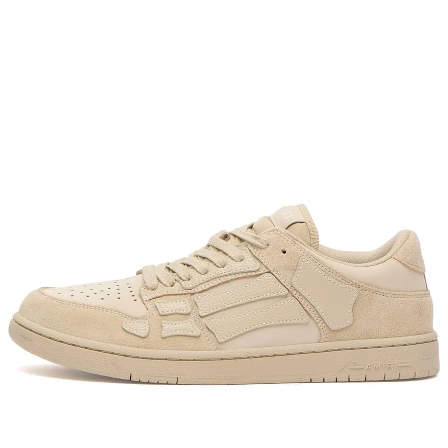 Amiri — Skel Low Top Sneaker — Alabaster